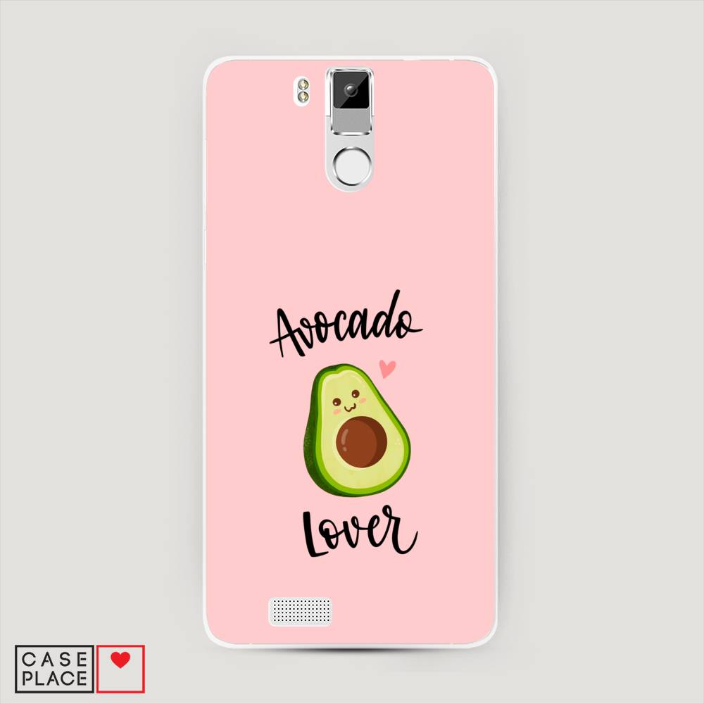 

Чехол на Oukitel K6000 Pro "Avocado lover", Розовый;зеленый, 230150-6