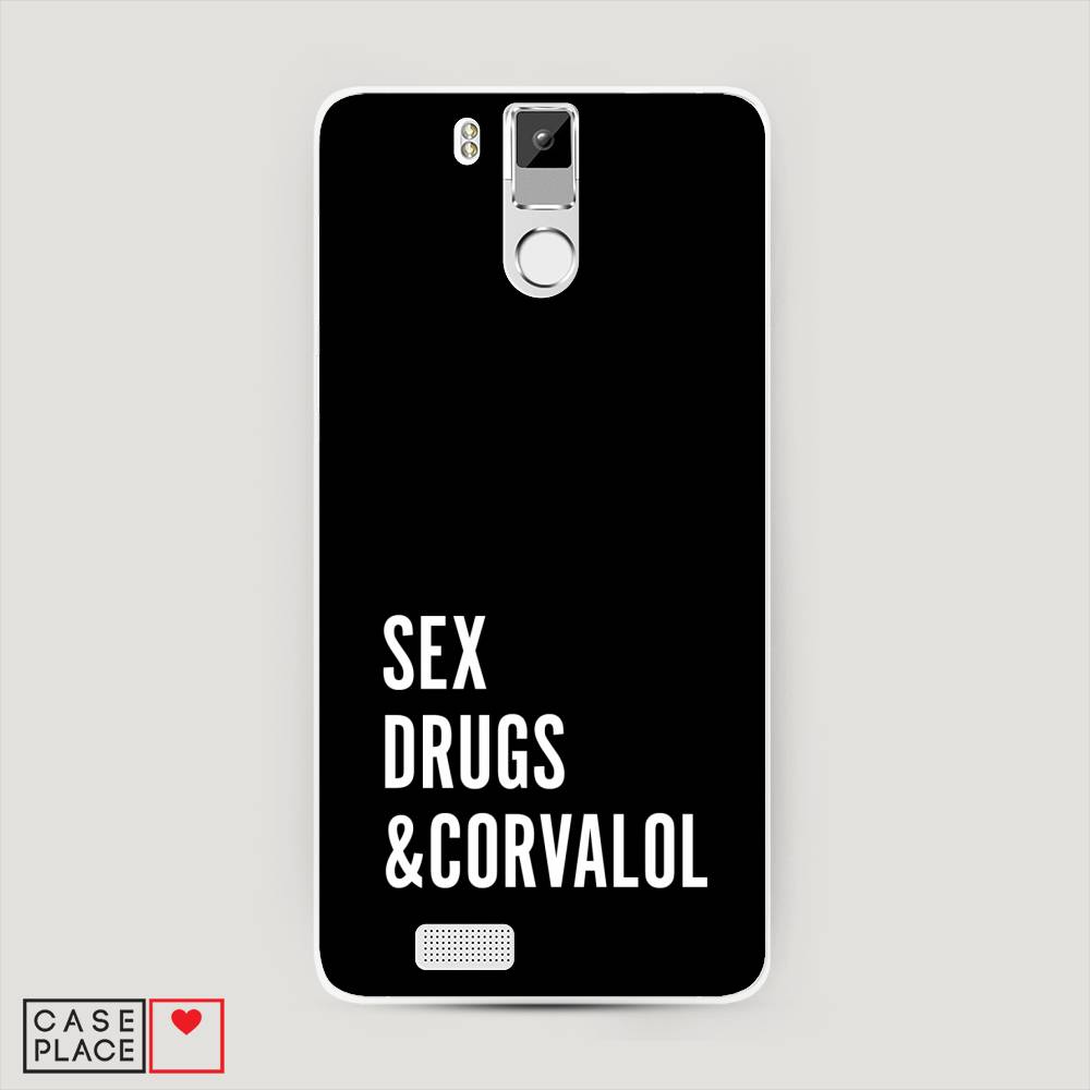 

Чехол на Oukitel K6000 Pro "Corvalol", Черный;серый;белый, 230150-6