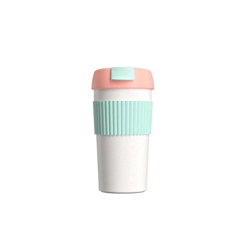 Термокружка Xiaomi Kiss Kiss Fish Rainbow 490ml 5023 Pink Mint