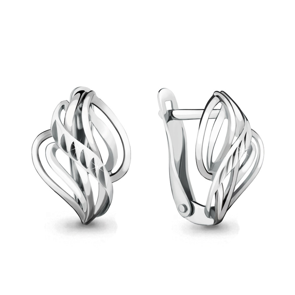 

Серьги из серебра Aquamarine Aquamarine 31922_925_р, 31922_925_р