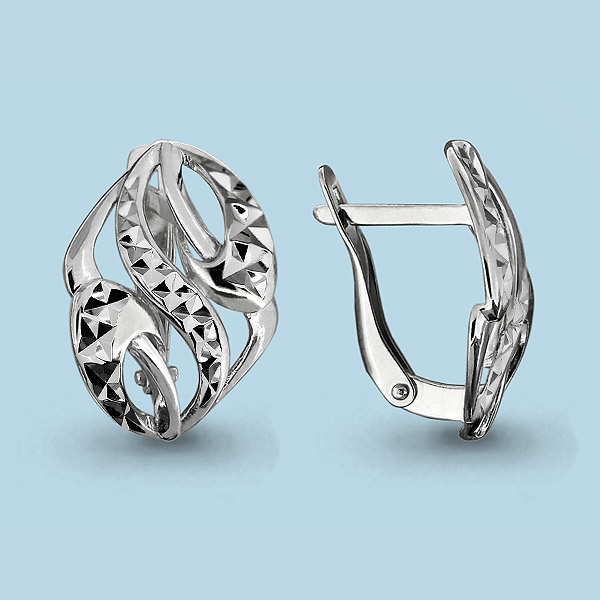 

Серьги из серебра Aquamarine Aquamarine 31909_925_р, 31909_925_р