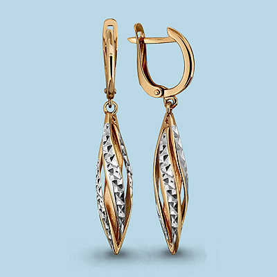 

Серьги из серебра Aquamarine Aquamarine 31832_925_з, 31832_925_з
