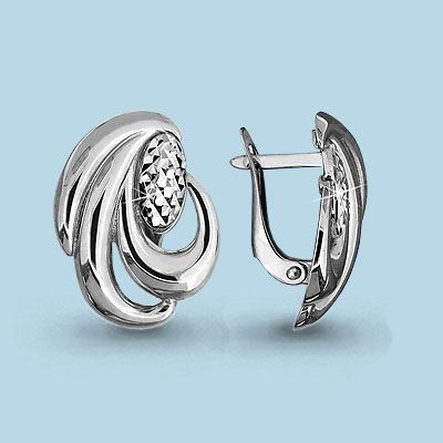 

Серьги из серебра Aquamarine Aquamarine 31743_925_р, 31743_925_р