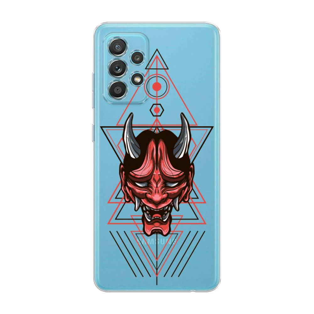 

Чехол на Samsung Galaxy A33 5G "Hanya Oni mask", Серый;красный;черный, 2104450-4