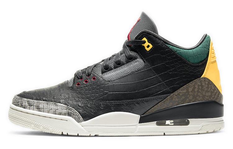 

Кеды унисекс Jordan Air Jordan 3 retro se animal instinct 2.0 серые 44 EU, Серый, Air Jordan 3 retro se animal instinct 2.0
