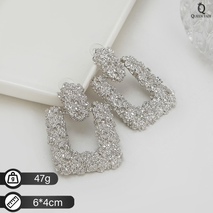 

Серьги подвески из бижутерного сплава Queen Fair 4095383, без вставки