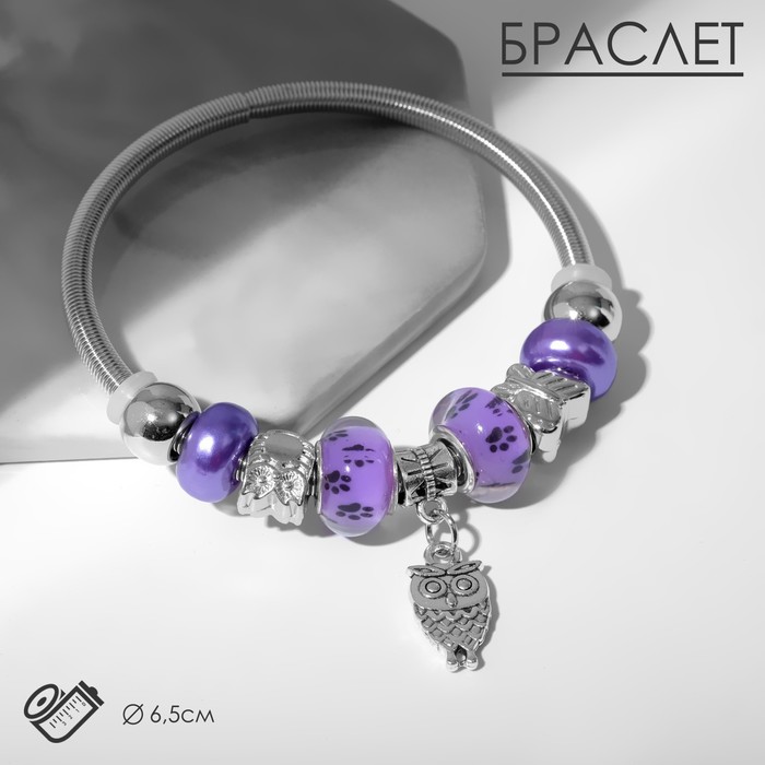 

Браслет из бижутерного сплава р. 6,5 Queen Fair 4448226, пластик