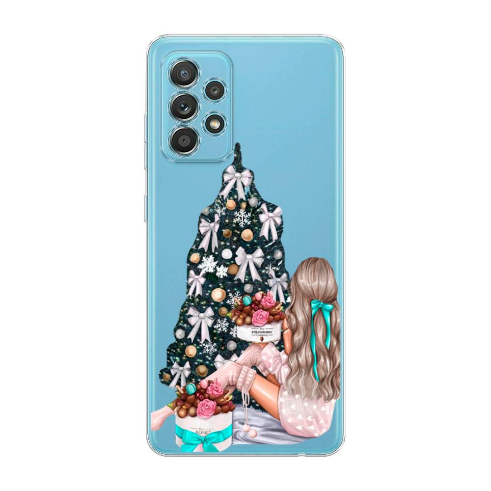 

Чехол на Samsung Galaxy A33 5G "New Year", Зеленый;бежевый;голубой, 2104450-5