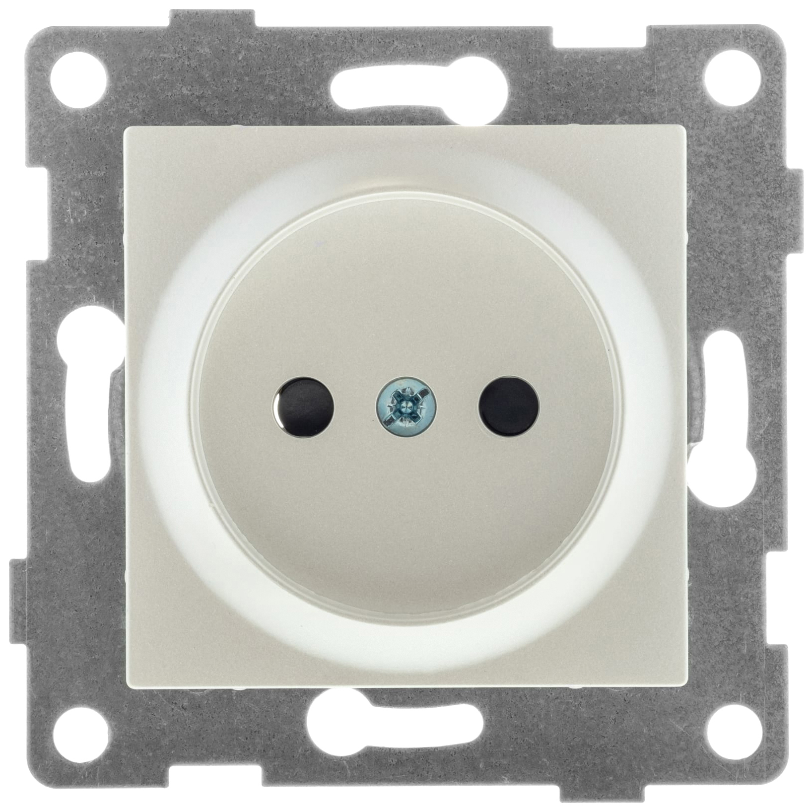 

GUSI ELECTRIC МЕХ. Роз. 1-ой б/з с з/ш, СУ, 16А, 250В, жемчуг С11Р2-028, Бежевый