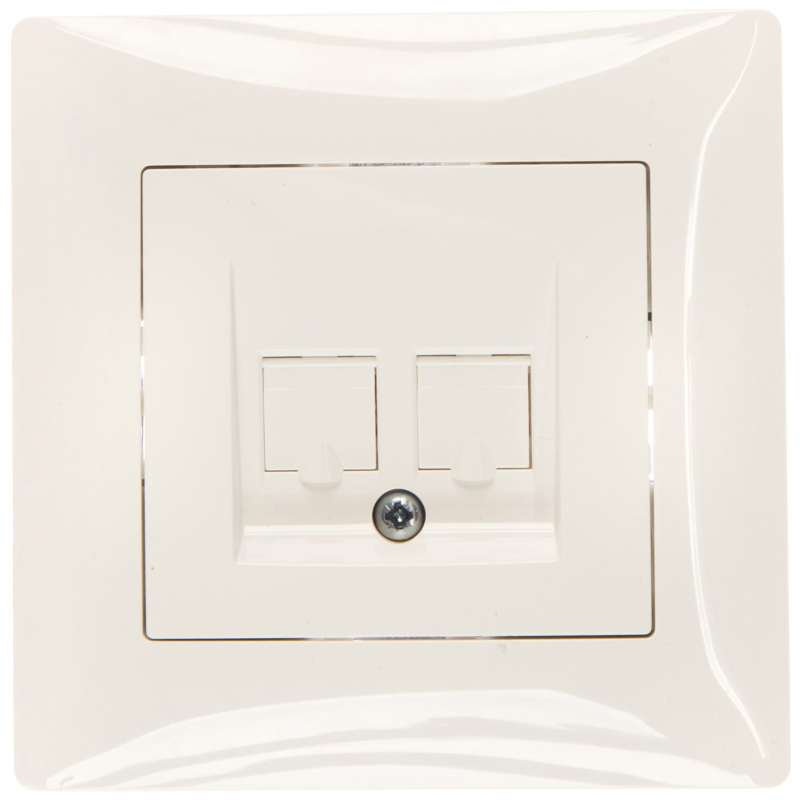 

GUSI Electric Bravo Розетка комп. RJ45, двойная, СУ, белый С10К2-001-СБ