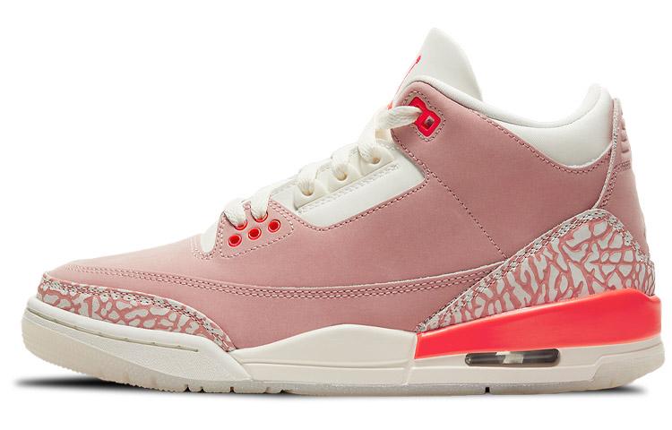 

Кеды унисекс Jordan Air Jordan 3 retro rust pink розовые 38.5 EU, Розовый, Air Jordan 3 retro rust pink