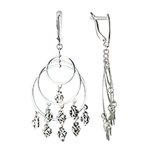 

Серьги из серебра Aquamarine Aquamarine 31334_925_р, 31334_925_р