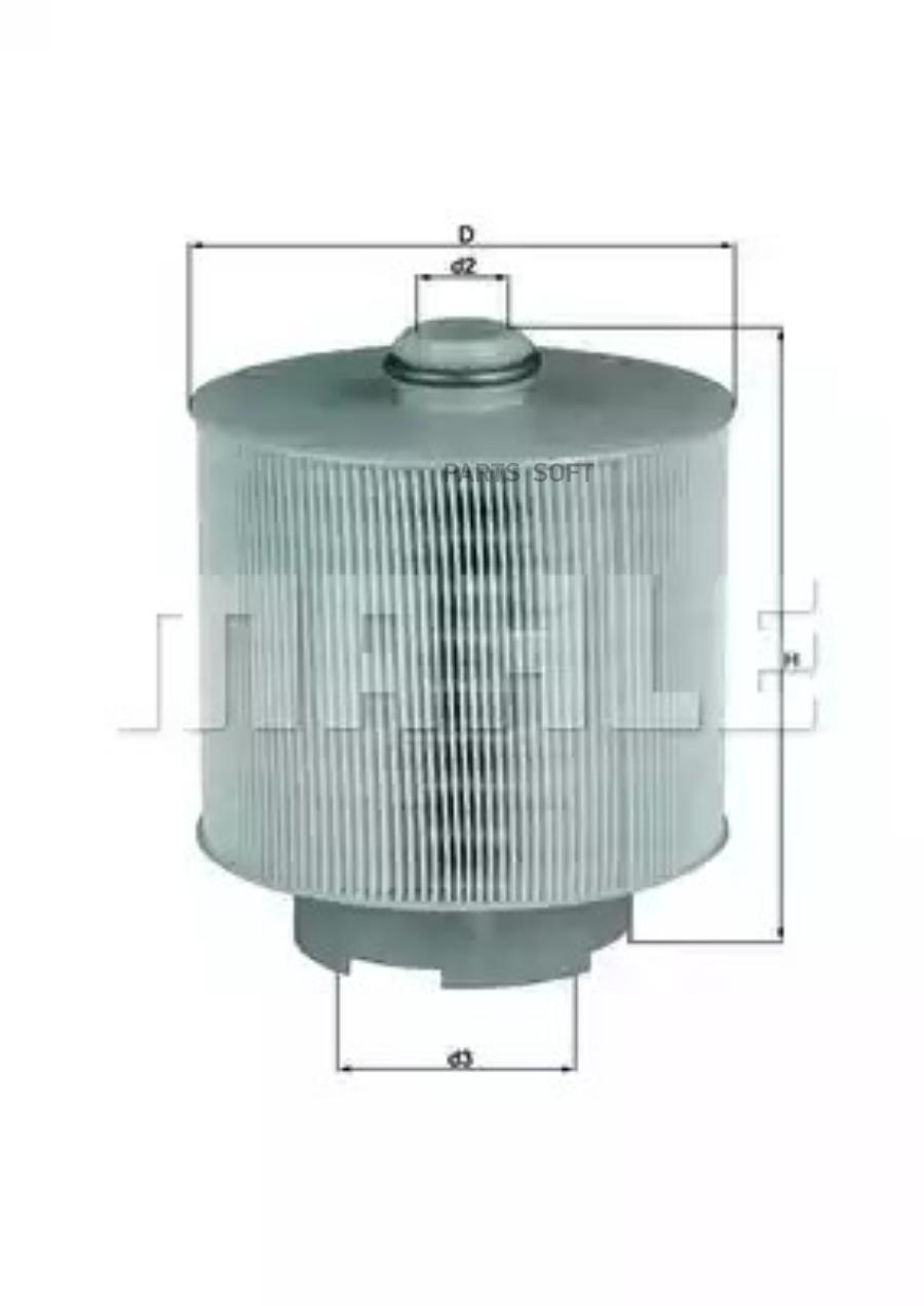

Воздушный фильтр Mahle/Knecht LX10061D, LX10061D
