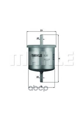 

Фильтр топливный KNECHT/MAHLE KL61, KL61