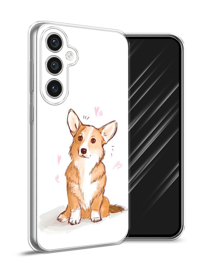 

Чехол Awog на Samsung Galaxy S23 FE 5G "Корги любовь", Бежевый;белый, 2108450-1
