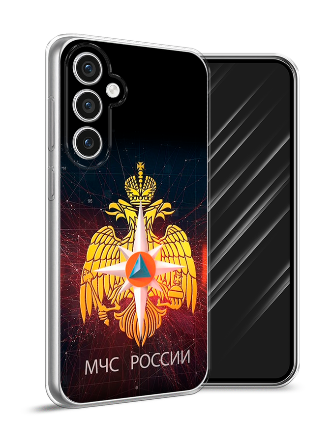 

Чехол Awog на Samsung Galaxy S23 FE 5G "МЧС России", Черный;желтый;красный, 2108450-1