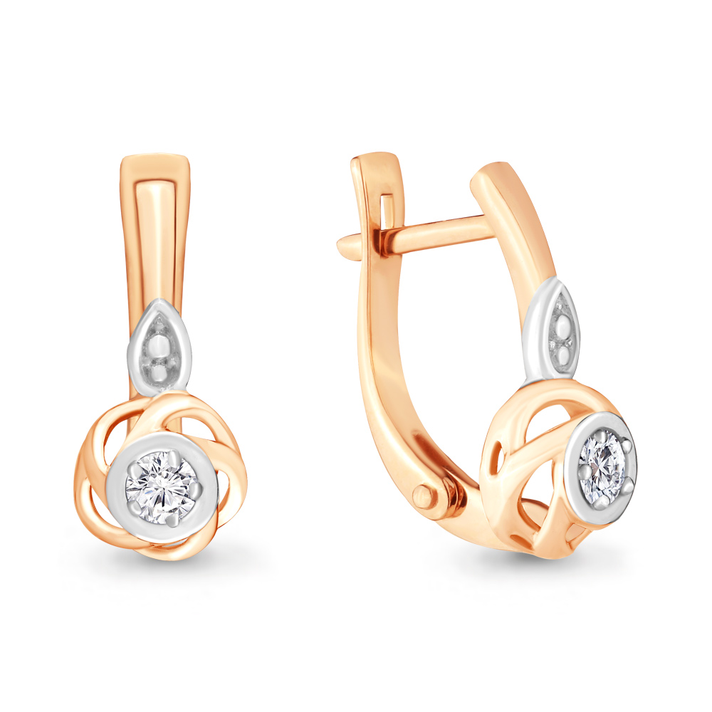 

Серьги из красного золота с бриллиантом Aquamarine Aquamarine 942177к_585_кз, 942177к_585_кз