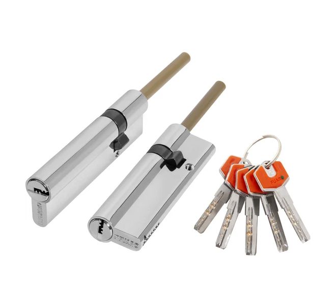 Цилиндровый механизм Fuaro Фуаро D-PROTERM507105 mm 701025 ключ-длинный шток термо 1467₽