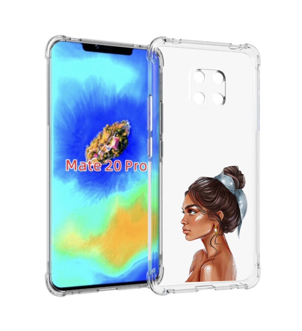 

Чехол MyPads Девушка-с-повязкой женский для Huawei Mate 20 Pro/Mate 20 RS 6.39, Прозрачный, Tocco