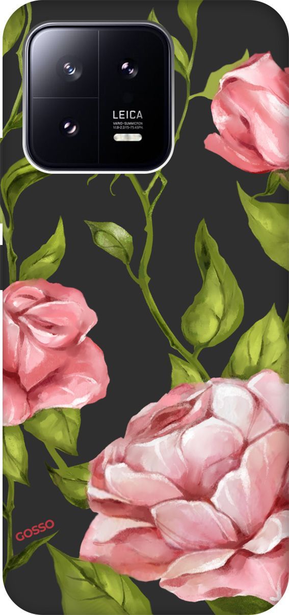 

Матовый Soft Touch Чехол на Xiaomi 13 с 3D принтом "Amazing Roses" черный, Черный;зеленый, 159022