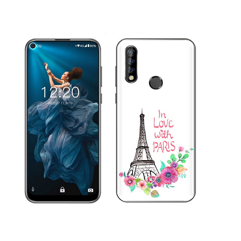 

Чехол MyPads Tocco для Oukitel C17 Pro любимый париж, Прозрачный, Tocco