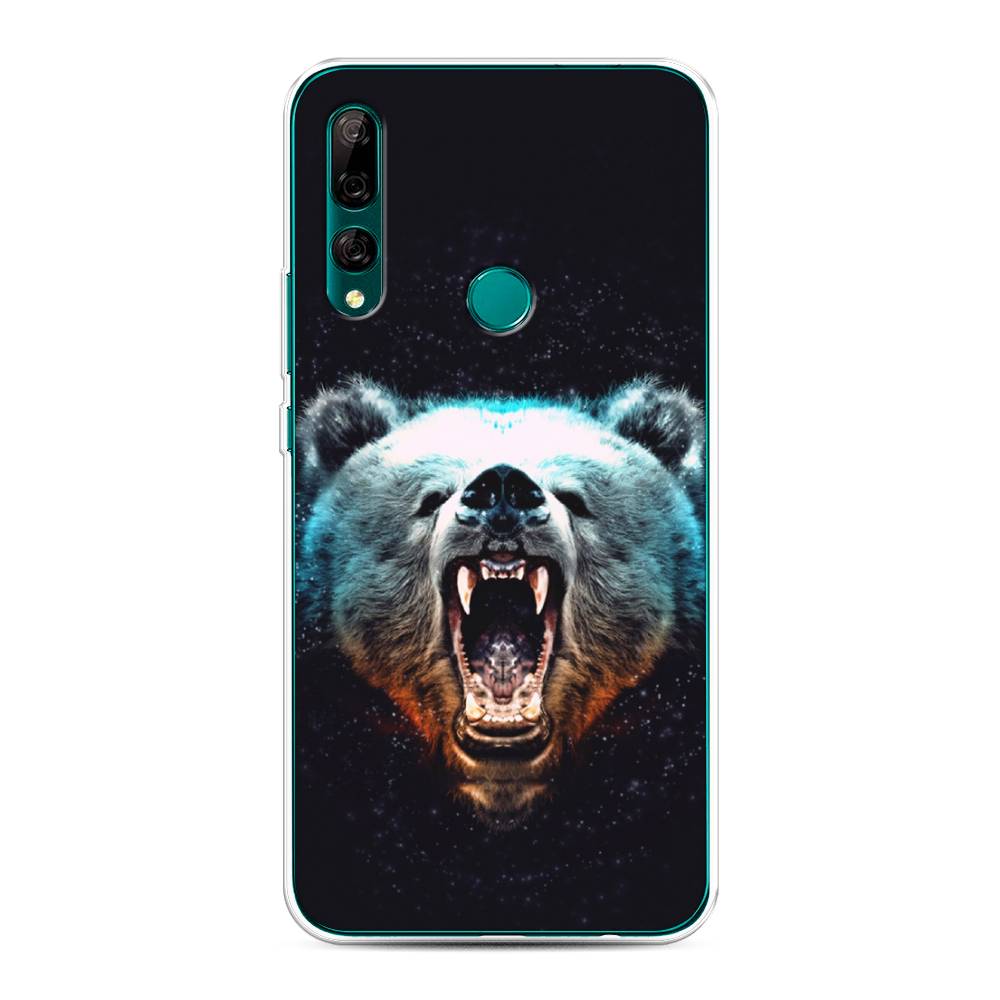 

Чехол Awog на Huawei Y9 Prime 2019 "Медведь", Коричневый;голубой;черный, 611950-2
