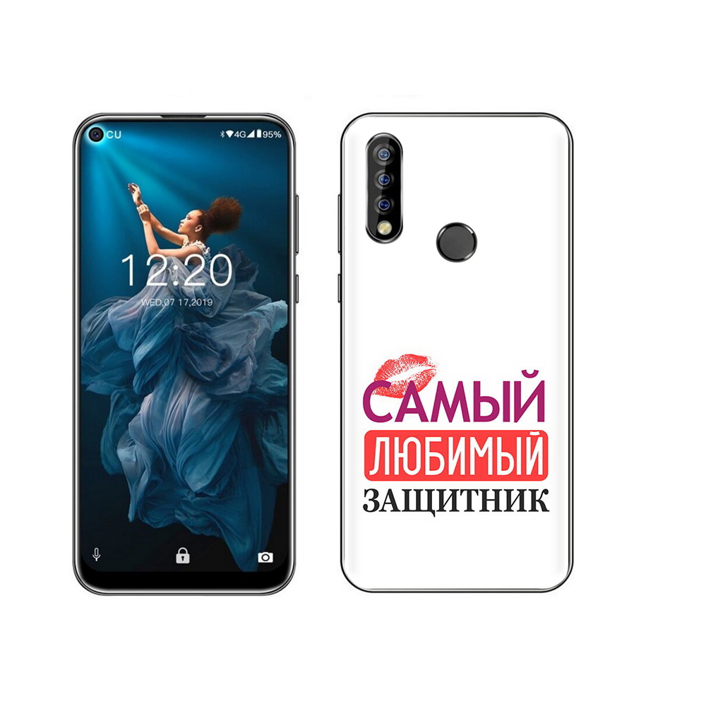 

Чехол MyPads Tocco для Oukitel C17 Pro любимый защитник, Прозрачный, Tocco