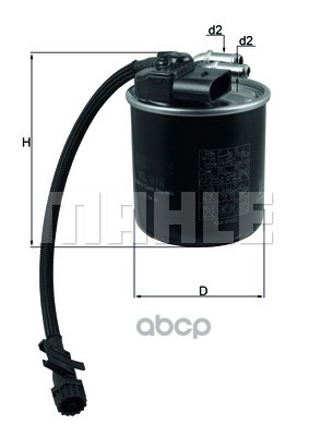 

Фильтр топливный MAHLE KL912, KL912