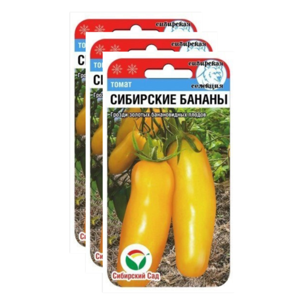 

Семена томат Сибирские бананы Сибирский сад 23-02409 3 уп., Томат