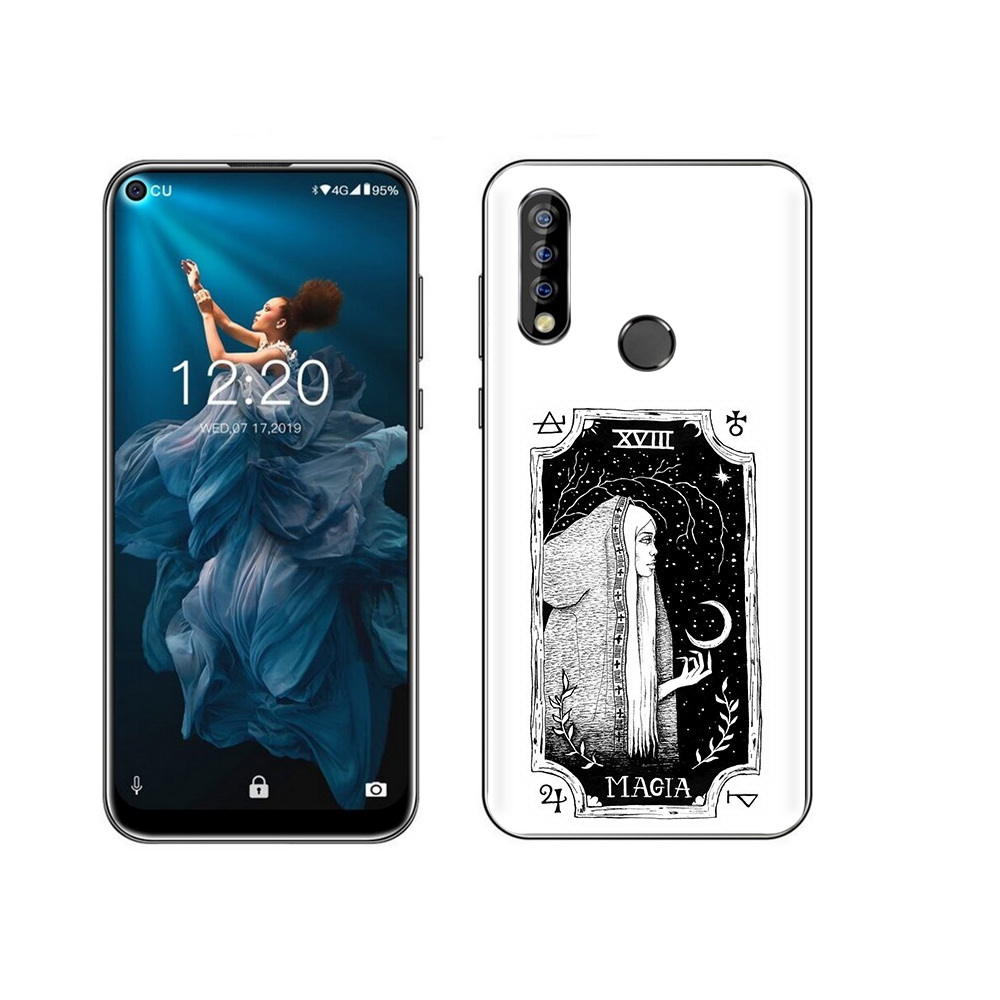 

Чехол MyPads Tocco для Oukitel C17 Pro лунная магия, Прозрачный, Tocco