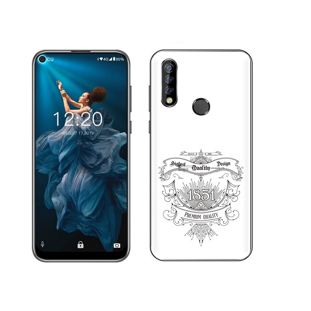 

Чехол MyPads Tocco для Oukitel C17 Pro логотип 1851 год, Прозрачный, Tocco