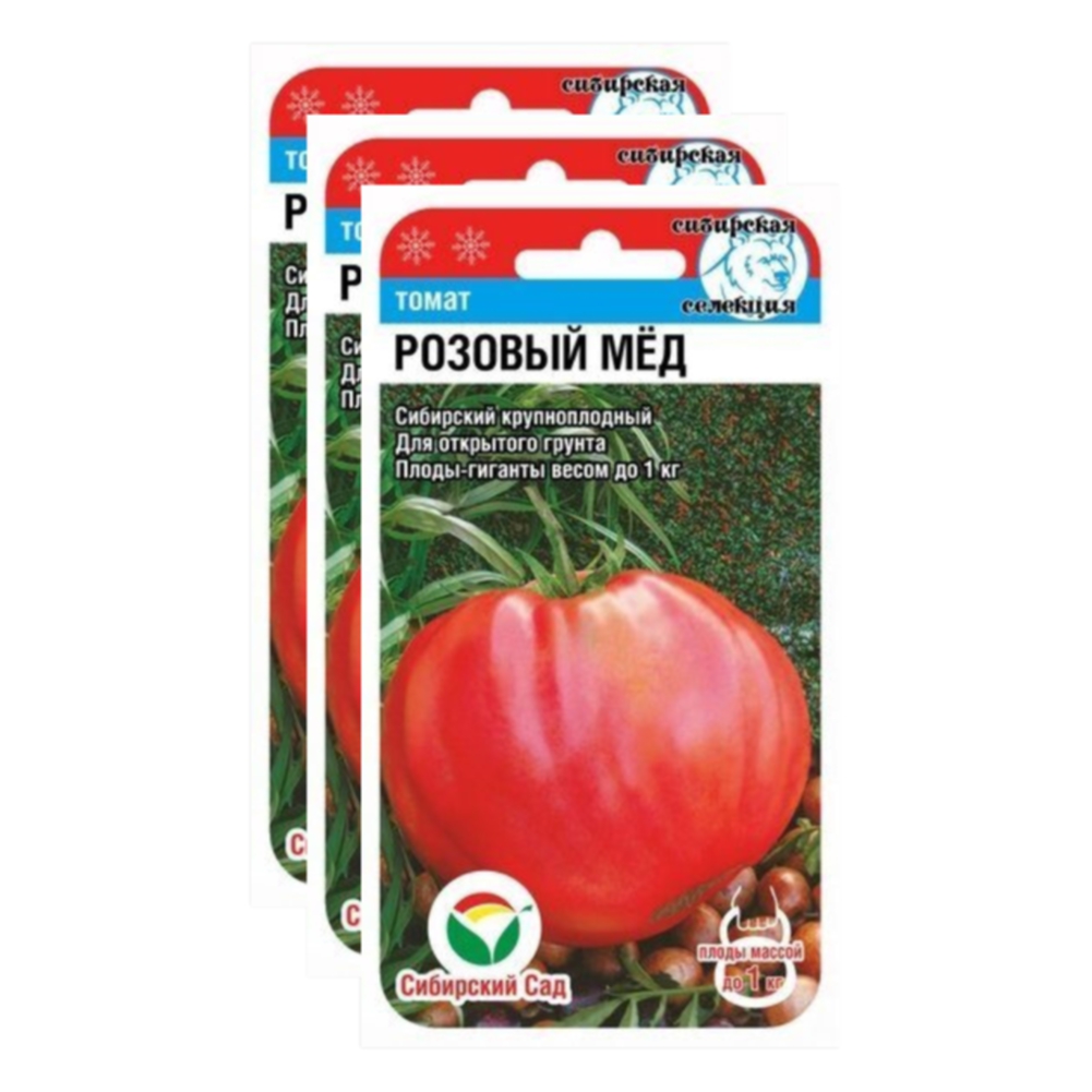 

Семена томат Розовый мед Сибирский сад 23-02391 3 уп., Томат