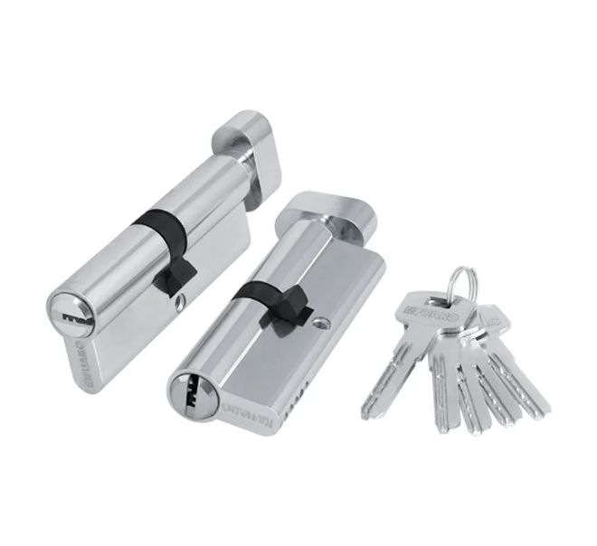 Цилиндровый механизм Fuaro Фуаро 200 ZM80 2000ZMKnob80301040 с вертушкой 1227₽