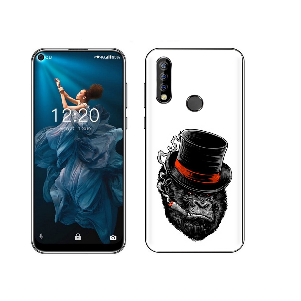 Чехол MyPads Tocco для Oukitel C17 Pro дизайнерская горилла