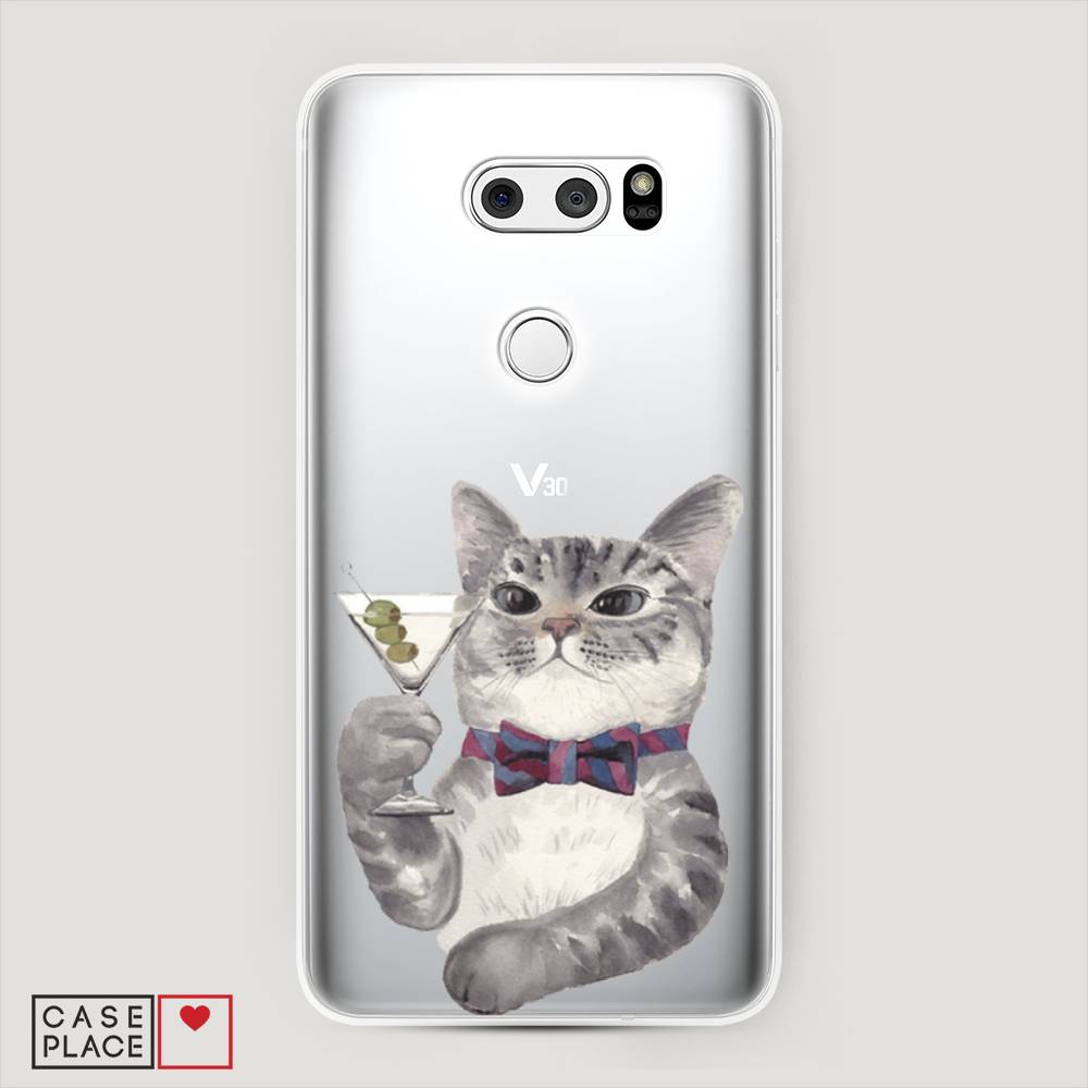 

Чехол Awog "Кот джентльмен" для LG V30
