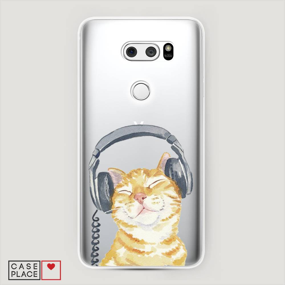 

Чехол Awog "Кот меломан" для LG V30
