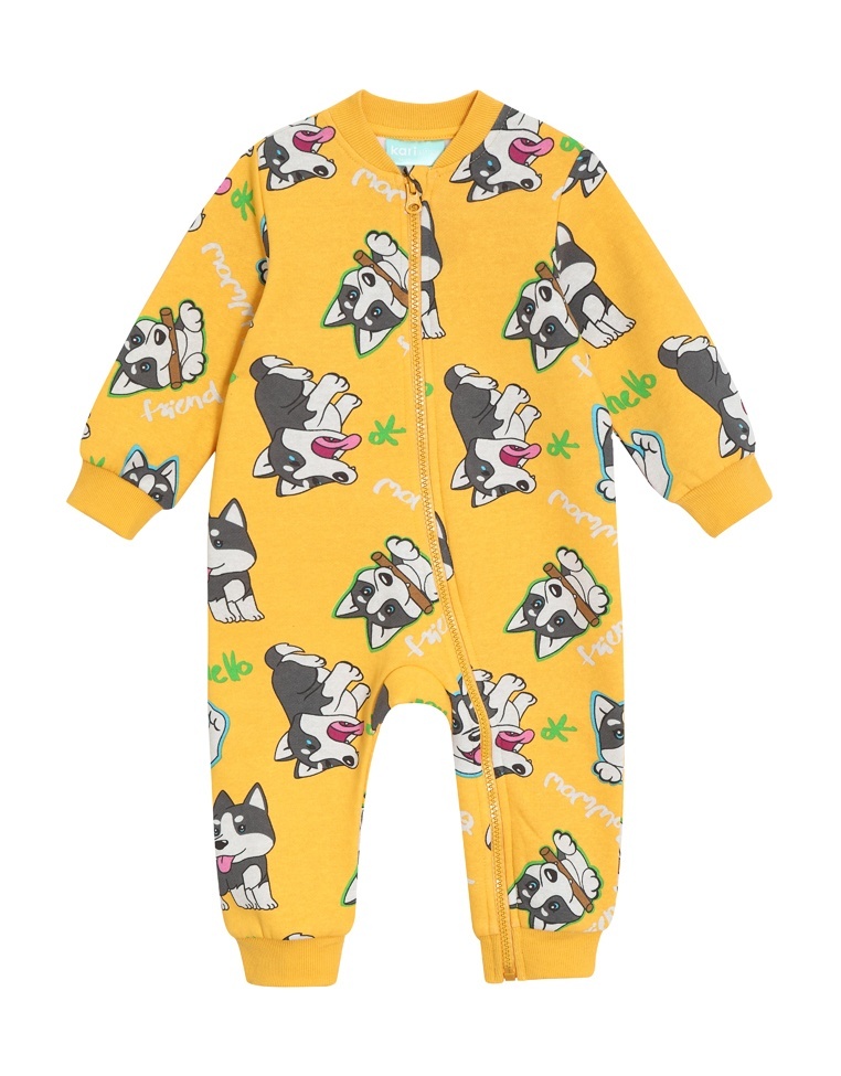 

Комбинезон детский Kari Baby AW24B063, темно-желтый, 68, 234399