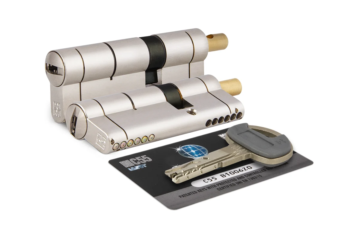 Цилиндровый механизм Mottura (Моттура) под вертушку C55F464601C5 (92 мм/41+10+41)