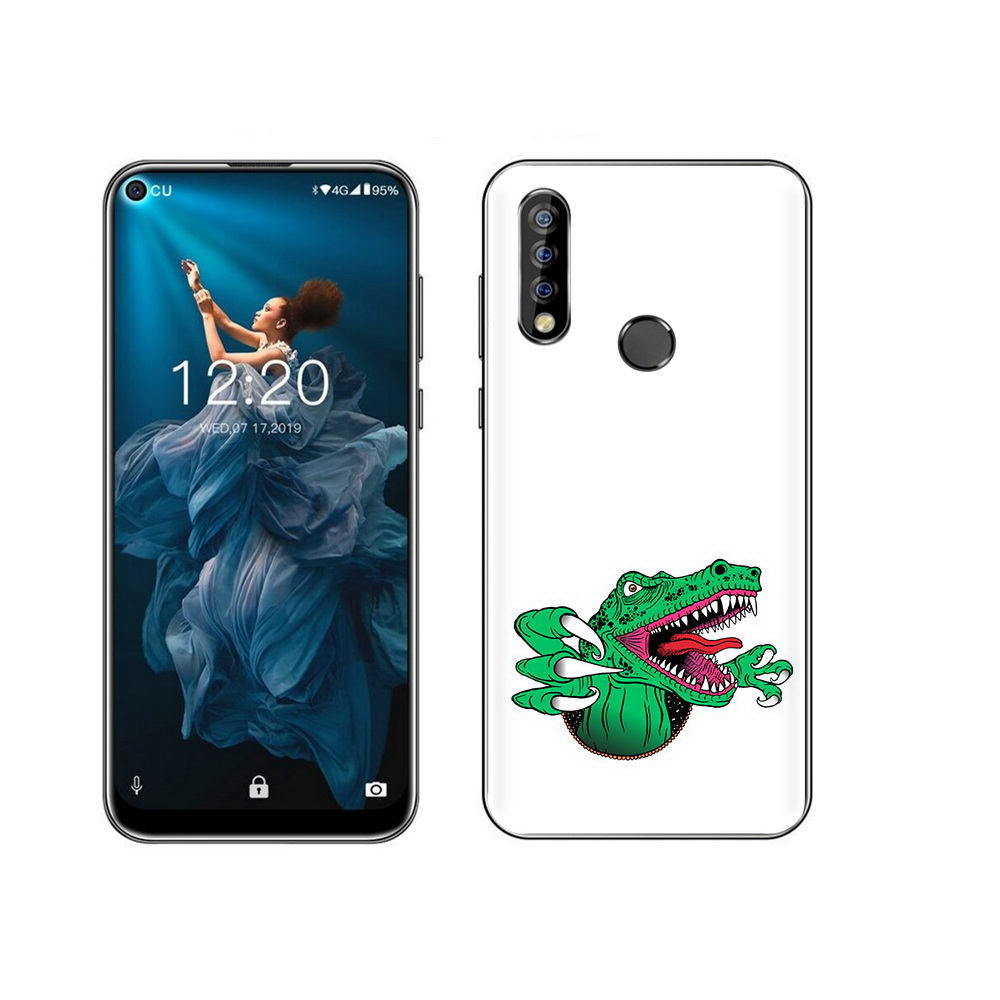 

Чехол MyPads Tocco для Oukitel C17 Pro крокодил, Прозрачный, Tocco