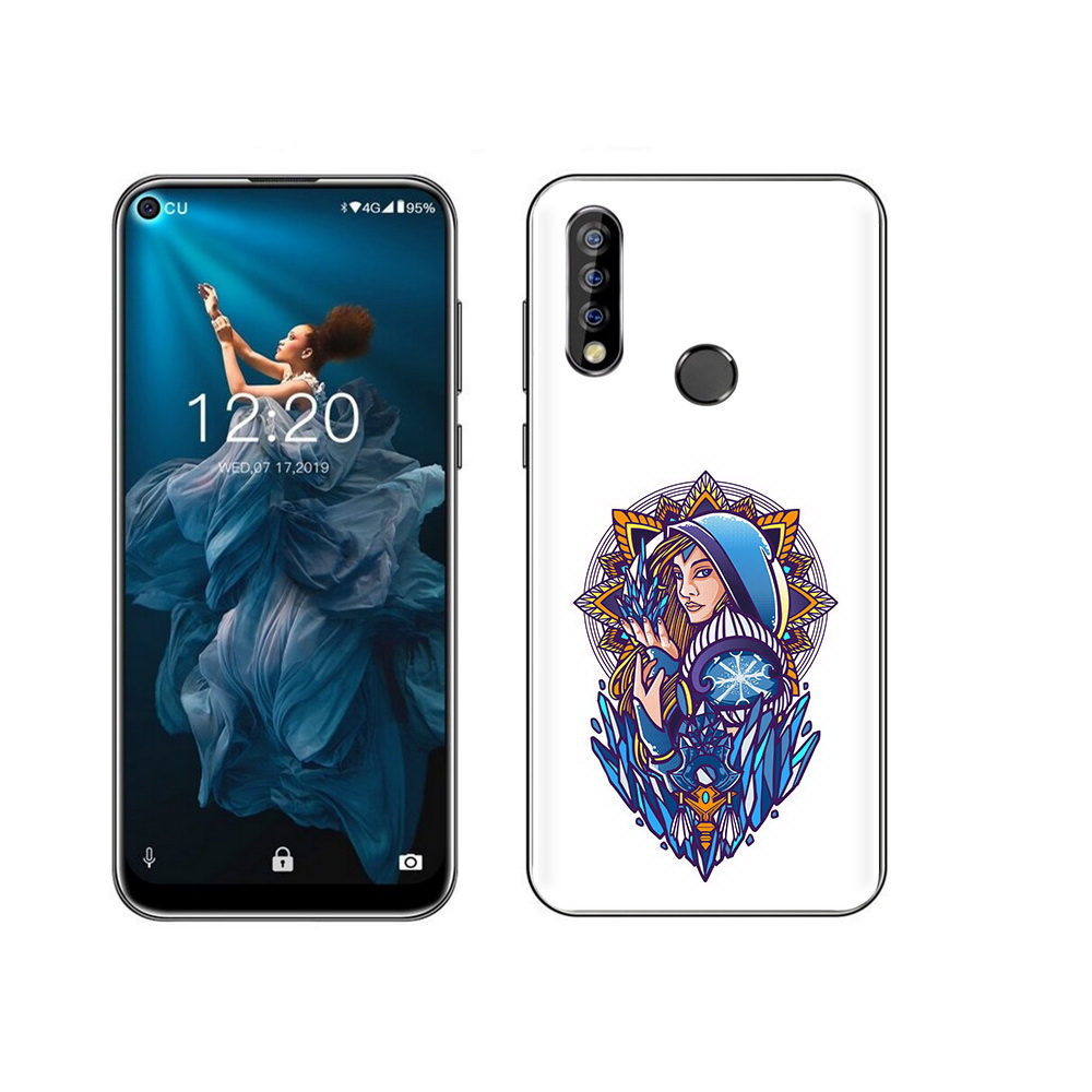 

Чехол MyPads Tocco для Oukitel C17 Pro кристал мейден дота 2, Прозрачный, Tocco