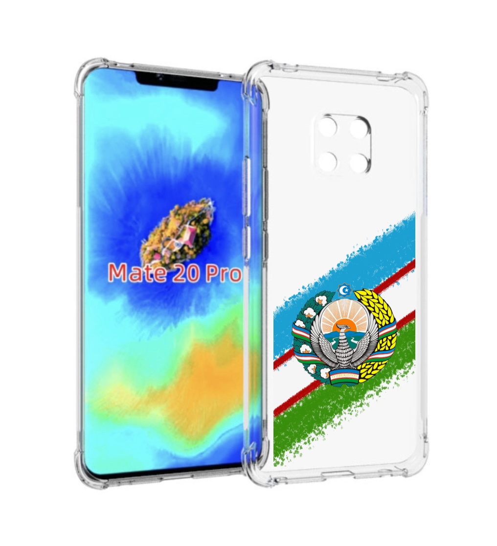 

Чехол MyPads Герб флаг Узбекистана для Huawei Mate 20 Pro/Mate 20 RS 6.39, Прозрачный, Tocco