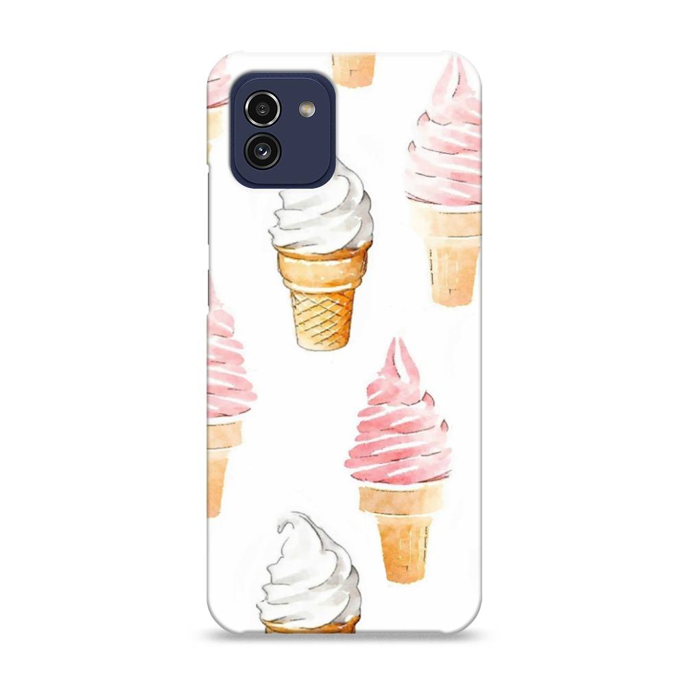

Пластиковый чехол "Нарисованное мороженое" на Samsung Galaxy A03, 2104920-7