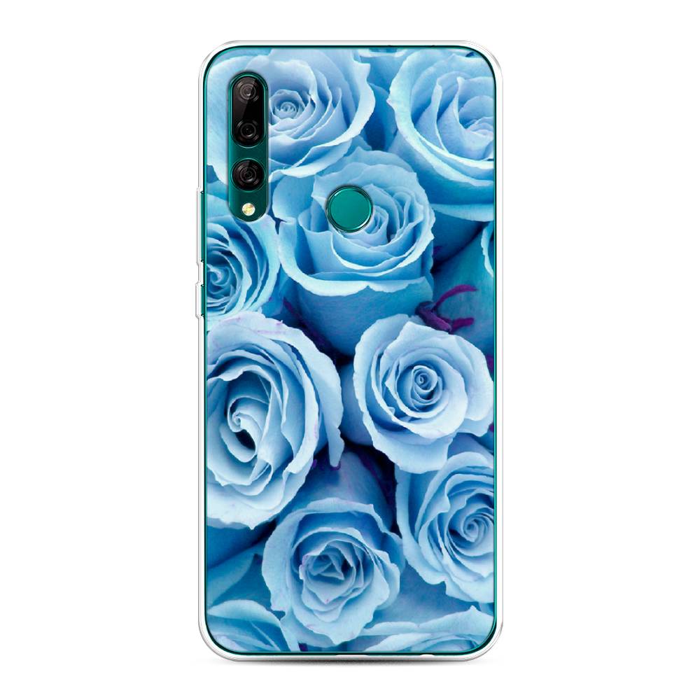 

Чехол Awog на Huawei Y9 Prime 2019 "Лазурные розы", Голубой, 611950-8