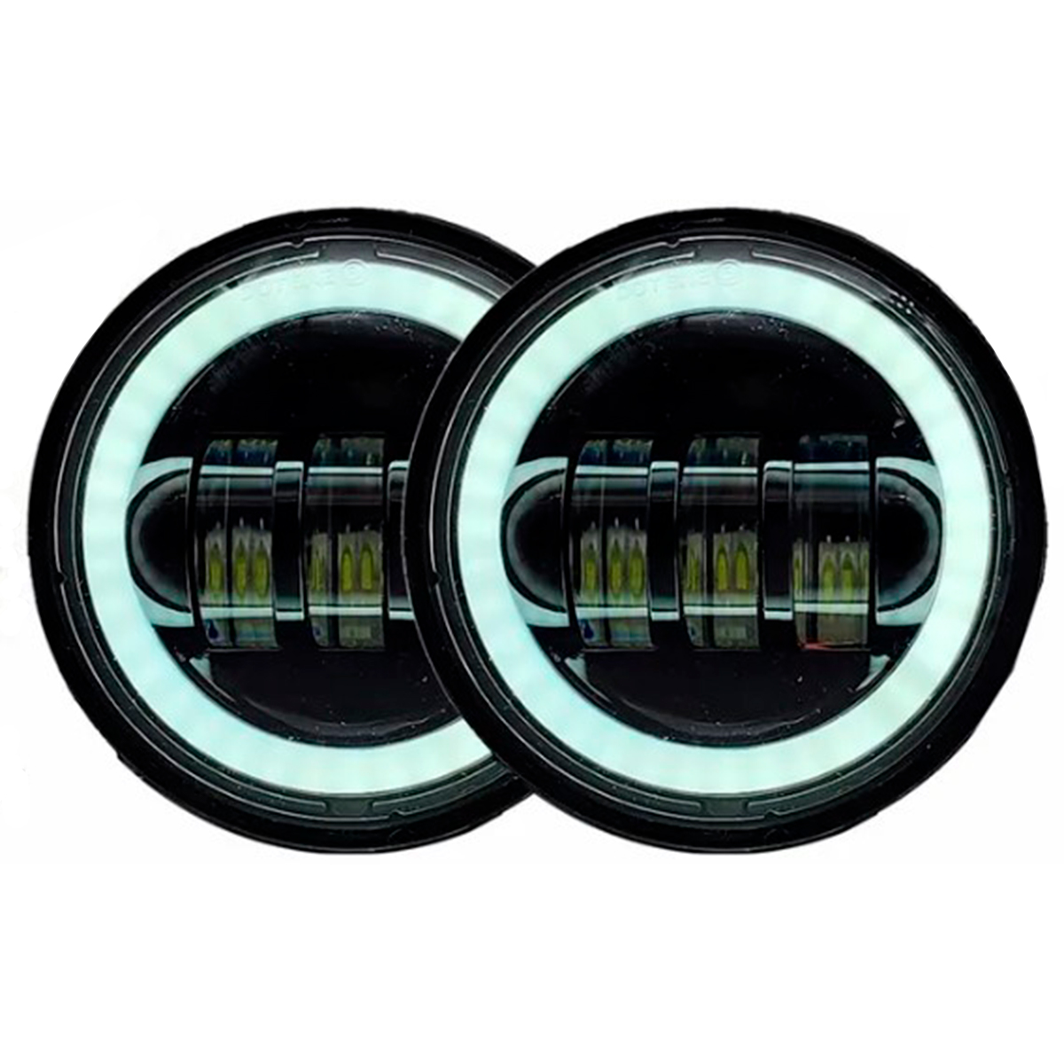 

Противотуманные фары EZID-AUTO 4,5 дюйма, белый свет, ДХО, 2шт, EALights