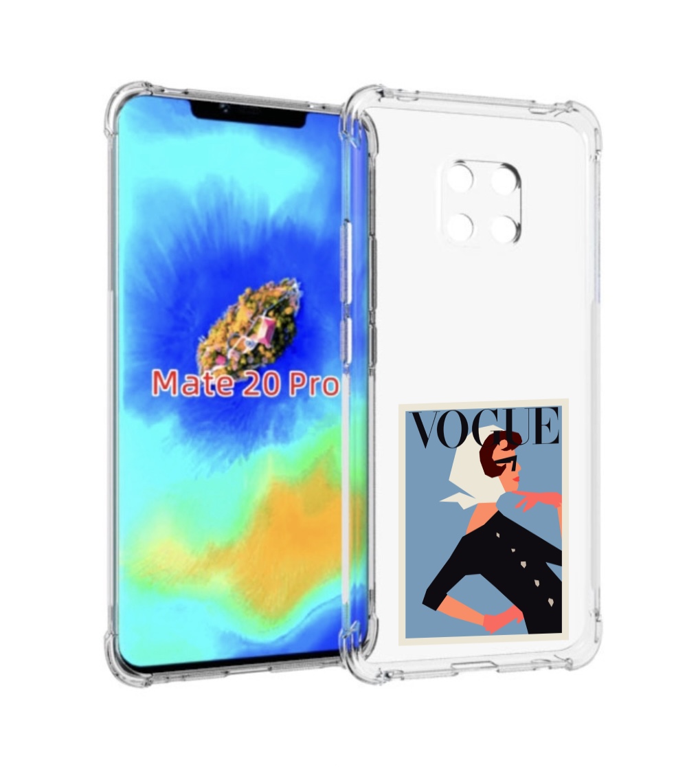 

Чехол MyPads Вогуе картинка для Huawei Mate 20 Pro/Mate 20 RS 6.39, Прозрачный, Tocco