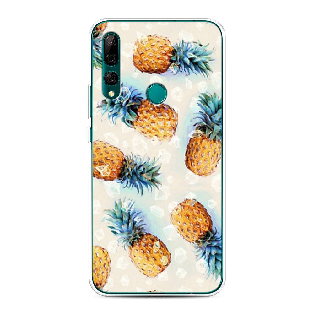 

Чехол Awog на Huawei Y9 Prime 2019 "Ананасы", Бежевый, 611950-3