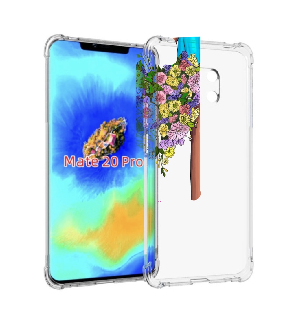

Чехол MyPads Весна-в-воздухе женский для Huawei Mate 20 Pro/Mate 20 RS 6.39, Прозрачный, Tocco