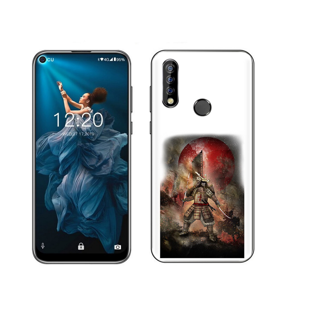 

Чехол MyPads Tocco для Oukitel C17 Pro китайскийвоин, Прозрачный, Tocco