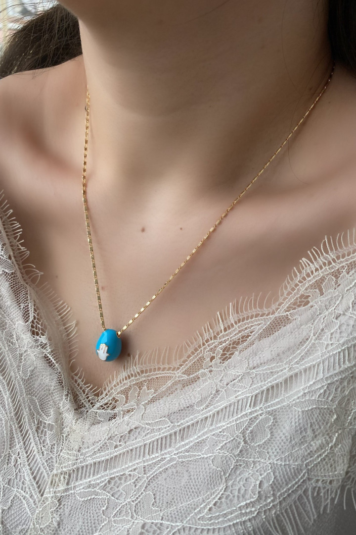 

Колье из латуни с эмалью My Joyas Design JKO599 (доставка из-за рубежа), JKO599