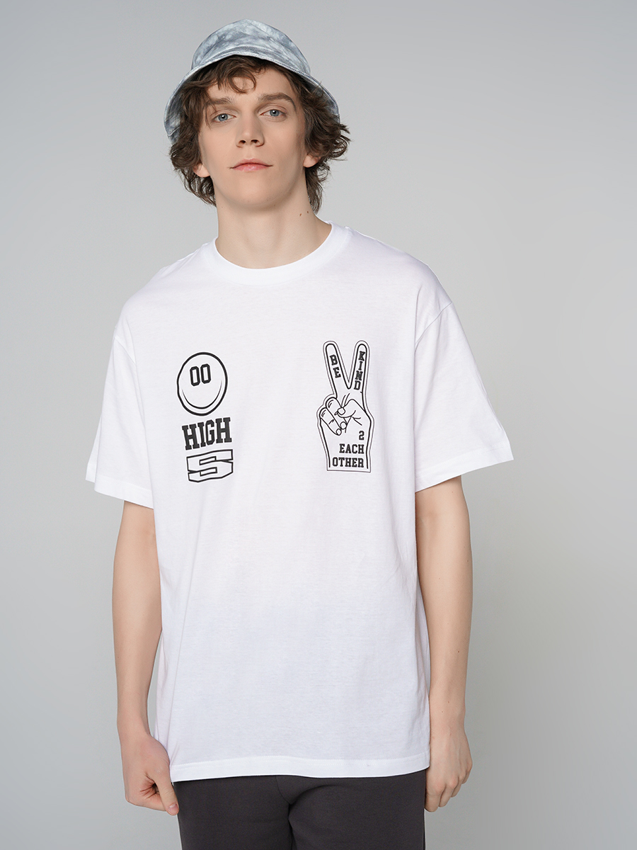 

Футболка мужская ТВОЕ 90559 белая XXL, 90559